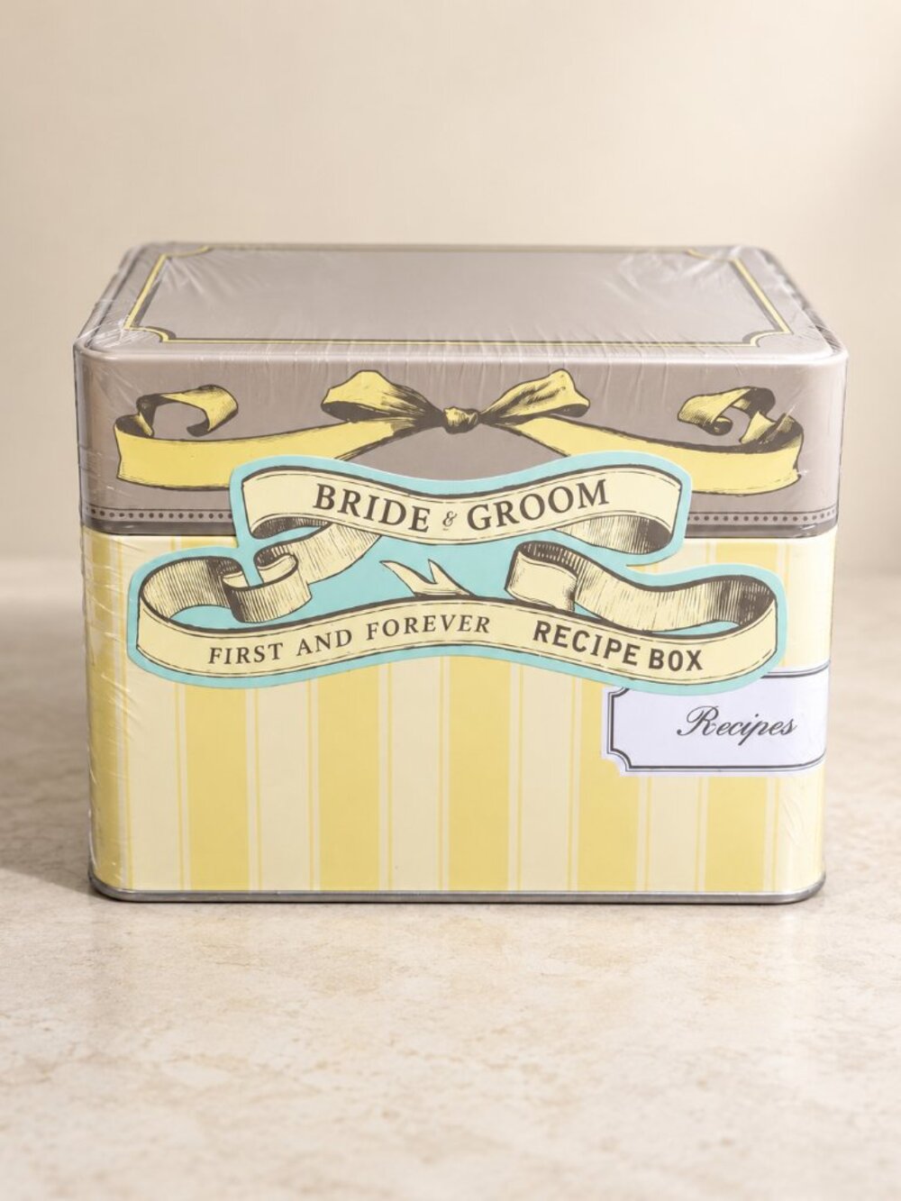 Bride & Groom First and Forever Recipe Box New Sealed 2006 Chronicle Books